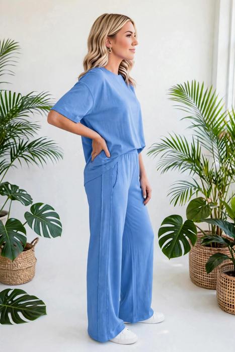 Haven Oversize Tee Pocketed Pants Set | S-XL