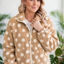  Luxe Polka Faux Fur Jacket | S-XL