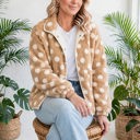  Luxe Polka Faux Fur Jacket | S-XL