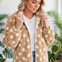  Luxe Polka Faux Fur Jacket | S-XL