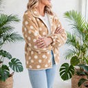  Luxe Polka Faux Fur Jacket | S-XL