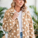  Luxe Polka Faux Fur Jacket | S-XL