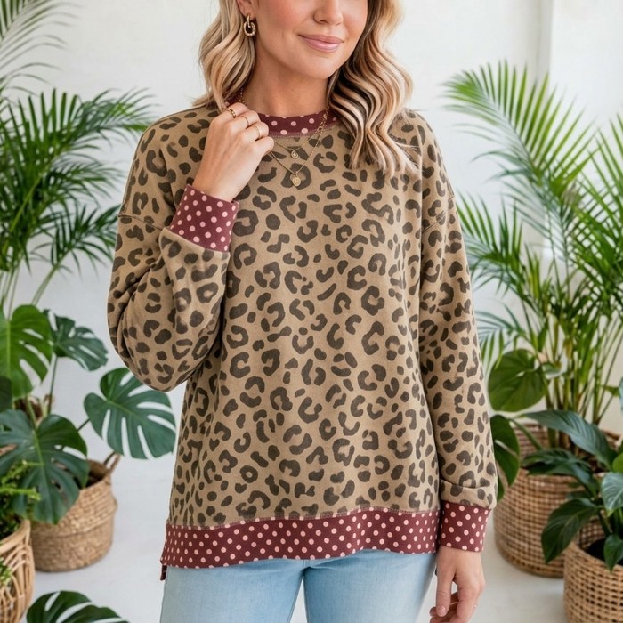 Spot On Chic Colorblock Trim Top | S-XL