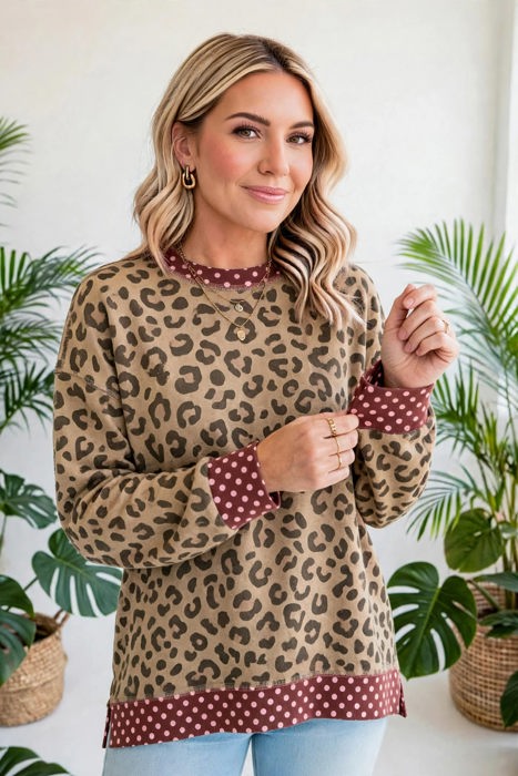 Spot On Chic Colorblock Trim Top | S-XL