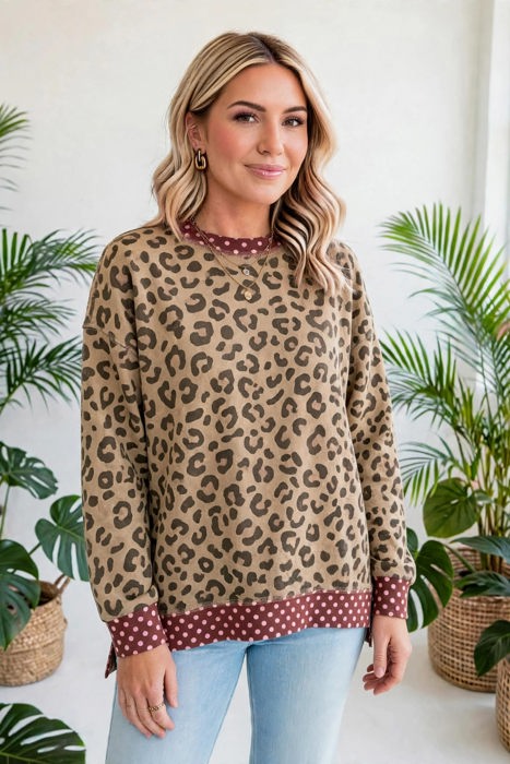 Spot On Chic Colorblock Trim Top | S-XL