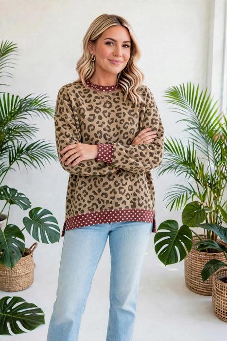 Spot On Chic Colorblock Trim Top | S-XL