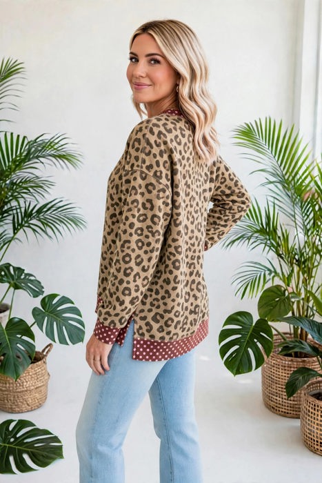 Spot On Chic Colorblock Trim Top | S-XL