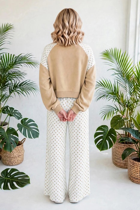 Spot & Style Patchwork Two-Piece Set | S-XL