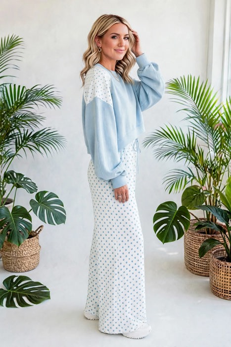 Spot & Style Patchwork Two-Piece Set | S-XL