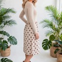  Dainty Dot Elegance Midi Dress | S-XL