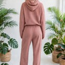  Lace & Luxe Drawstring Pullover Hoodies Corduroy Set | S-XL