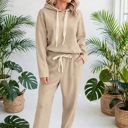  Lace & Luxe Drawstring Pullover Hoodies Corduroy Set | S-XL