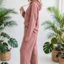  Lace & Luxe Drawstring Pullover Hoodies Corduroy Set | S-XL