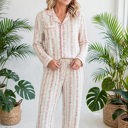  Rosy Reverie Button-Up Pajama Set | S-XL