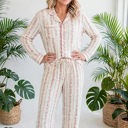  Rosy Reverie Button-Up Pajama Set | S-XL