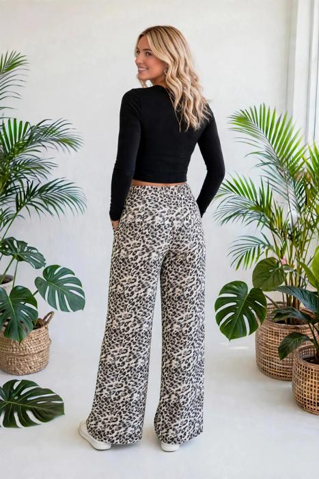 Leopard Print Luxe Flow Pants | S-XL