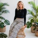  Leopard Print Luxe Flow Pants | S-XL