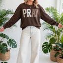  Prairie Charm Plaid Sweatshirt | S-XL