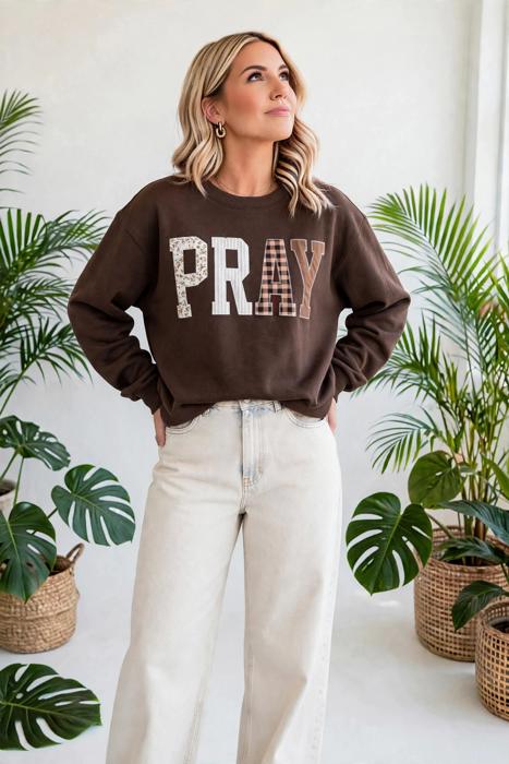Prairie Charm Plaid Sweatshirt | S-XL