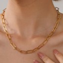  Stainless Steel Tarnish Free All Chain Statement Necklaces