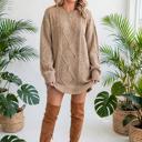  Cozy Cable Knit Sweater Dress | S-XL