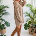  Cozy Cable Knit Sweater Dress | S-XL