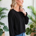  Ruffle Bubble Sleeve Top | S-2XL