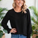  Ruffle Bubble Sleeve Top | S-2XL