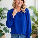  Ruffle Bubble Sleeve Top | S-2XL