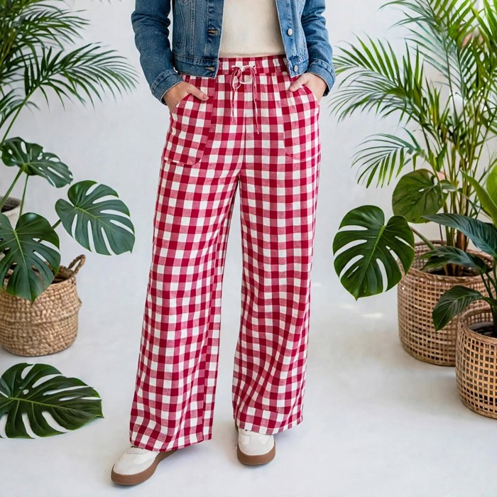 Checkmate Tie-Waist Shift Pants | S-XL