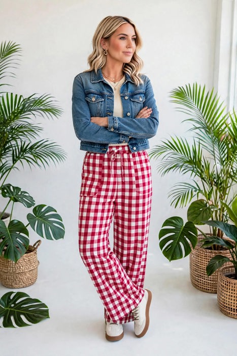 Checkmate Tie-Waist Shift Pants | S-XL