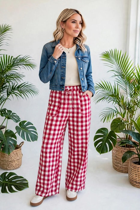 Checkmate Tie-Waist Shift Pants | S-XL