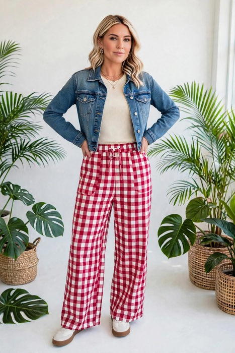 Checkmate Tie-Waist Shift Pants | S-XL