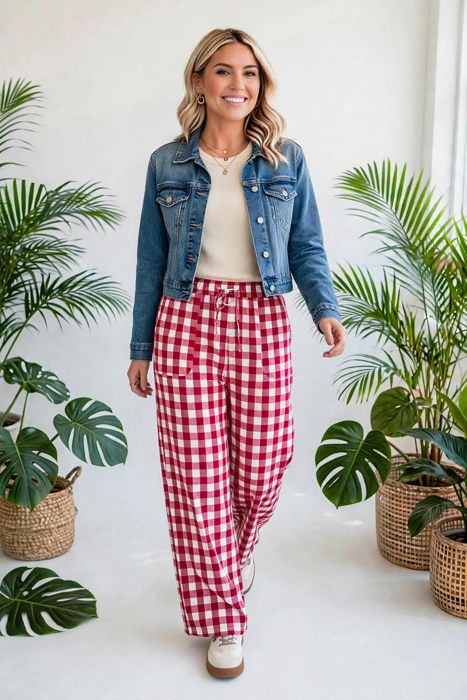 Checkmate Tie-Waist Shift Pants | S-XL