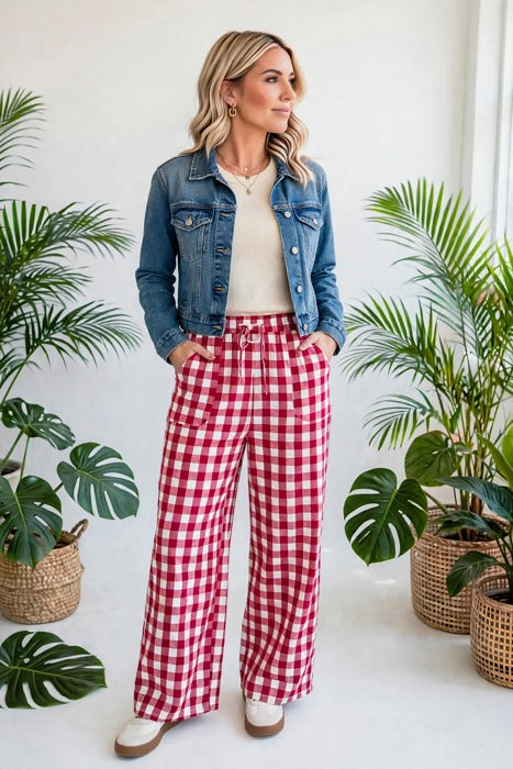 Checkmate Tie-Waist Shift Pants | S-XL