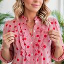  Polka & Stripe Style Shift Top | S-XL