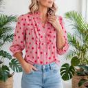  Polka & Stripe Style Shift Top | S-XL