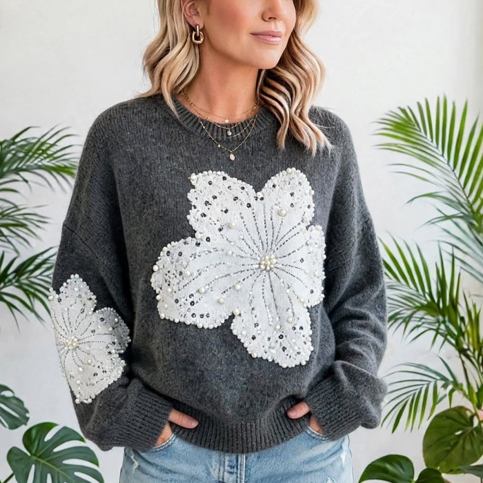 Blossom Belle Cozy Knit Sweater | S-XL