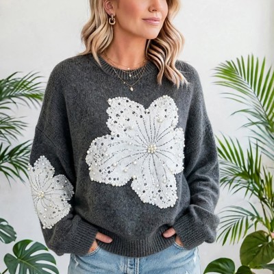 Blossom Belle Cozy Knit Sweater | S-XL