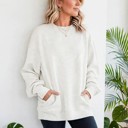  Everly Texture Drop Shoulder Pullover | S-XL