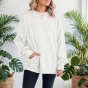  Everly Texture Drop Shoulder Pullover | S-XL