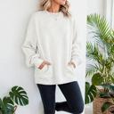  Everly Texture Drop Shoulder Pullover | S-XL