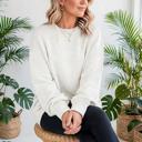  Everly Texture Drop Shoulder Pullover | S-XL
