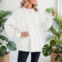  Everly Texture Drop Shoulder Pullover | S-XL