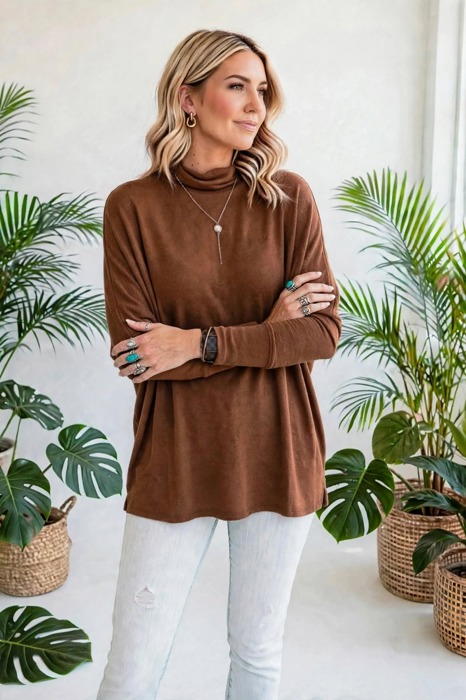 Scarlet Muse High Neck Top | S-XL