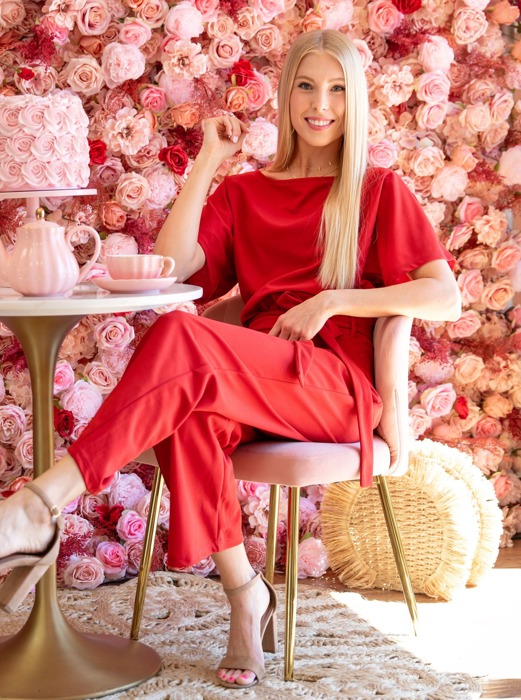 So Glam Belted Jumpsuit | S-XL