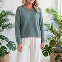  Waffle Knit Drop-Shoulder Top | S-XL