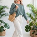  Waffle Knit Drop-Shoulder Top | S-XL
