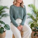  Waffle Knit Drop-Shoulder Top | S-XL