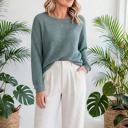  Waffle Knit Drop-Shoulder Top | S-XL